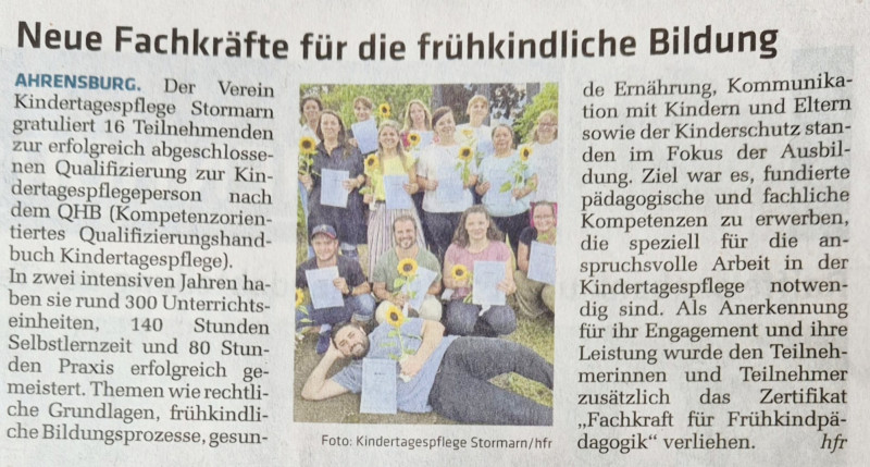 Quelle: Tageszeitung "Markt"
